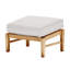 Croquet Outdoor Teak Ottoman with Cushion-1779575670-1779579782-1845098737