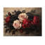 Midnight Pink Red Roses Bouquet - Roses, art mural sur bois de pin naturel-562598188