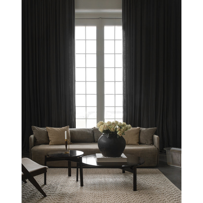 Gravel Area Rug in Ivory, Rectangle 6' x 8'