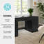 Bureau modulaire à 1 tiroir et 2 classeurs à 3 tiroirs Martha Stewart Kayden-109713901