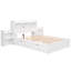 Lit plateforme avec rangement gigogne et 2 tiroirs-799943526