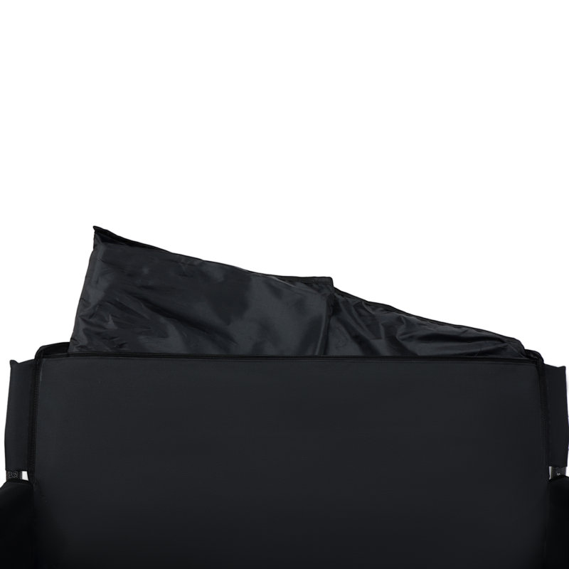 Chariot pliant 3 en 1 avec siège de banc - capacité de 500 lb, roues tout-terrain de 9 po x 4 po, structure en acier robuste pour le camping, la plage et l'extérieur