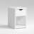 15.3" 1 - Drawer Nightstand With Drawer And Open Compartment