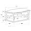 Table basse avec tablette