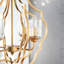 Lustre en métal 4 lumières