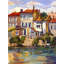 "Charantee River Shop" par John Beard - reproduction sur toile non encadrée-945590248-993793003