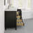 Eviva London 48"W X 18"D Espresso Bathroom Vanity With White Carrara Quartz Countertop