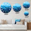 Underwater Aquatic Compostion - Nautical & Coastal wall clock-93601803