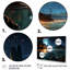 Mystic Tropical Beach Moonlight IV - Coastal Beach, art mural multi-panneaux pour le salon