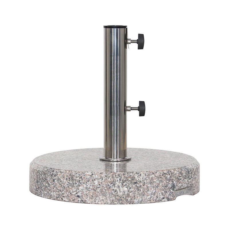Base de parasol en pierre de granit robuste Nele 42 lb