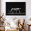 Animal "Impression sur toile monochrome"-101456606