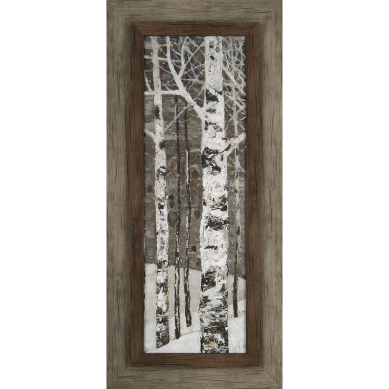 Arbre à hiver ii par la rétine o., reproduction d’art encadrée