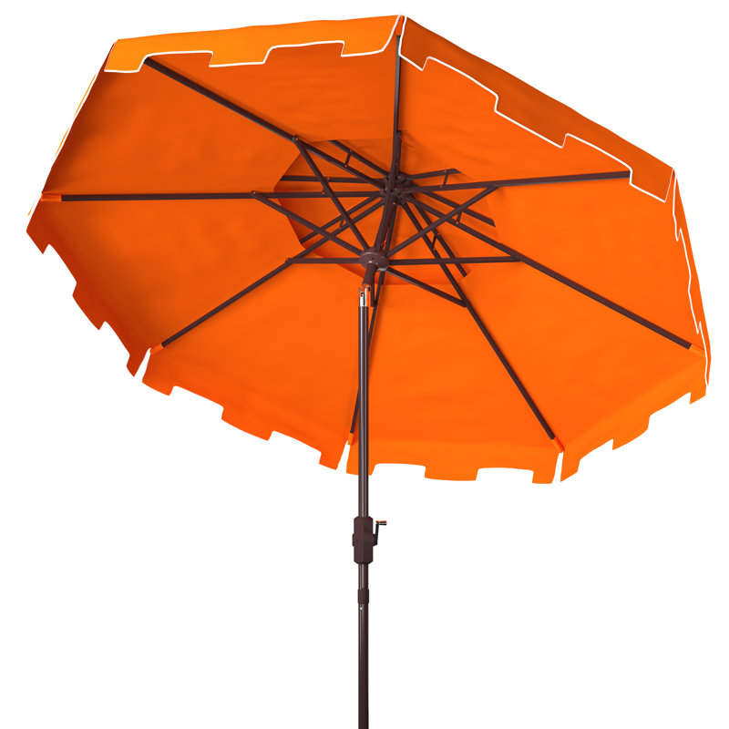 Parasol de plage 8,5 pi Towerside, Orange / blanc
