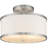 Jerikah Fabric Semi Flush Mount