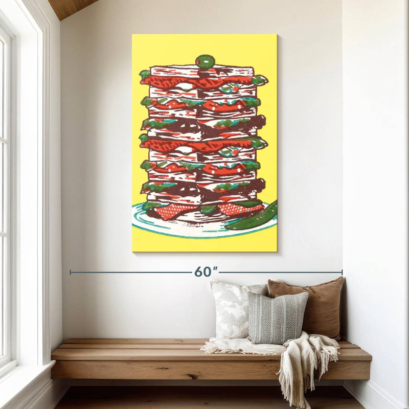 Yarlin Sandwich Tower, 48" H x 32" W