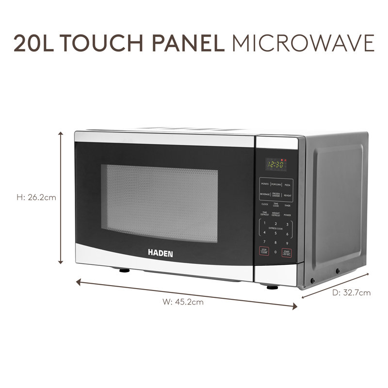 HADEN 52.5cm 20m³ L Countertop Microwave with Sensor Cooking