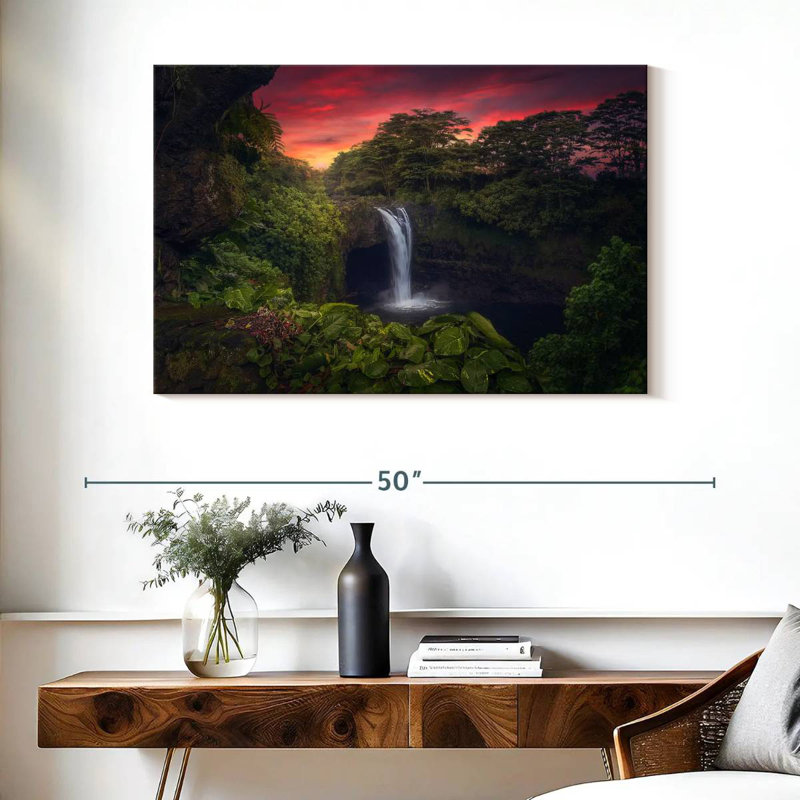 Alvord Rainbow Falls à Hilo, H 26 po x l 39 po