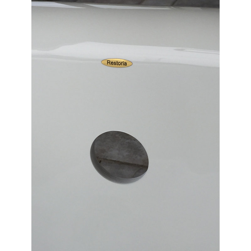 Imperial 66" x 30" Clawfoot Soaking Bathtub, Chrome