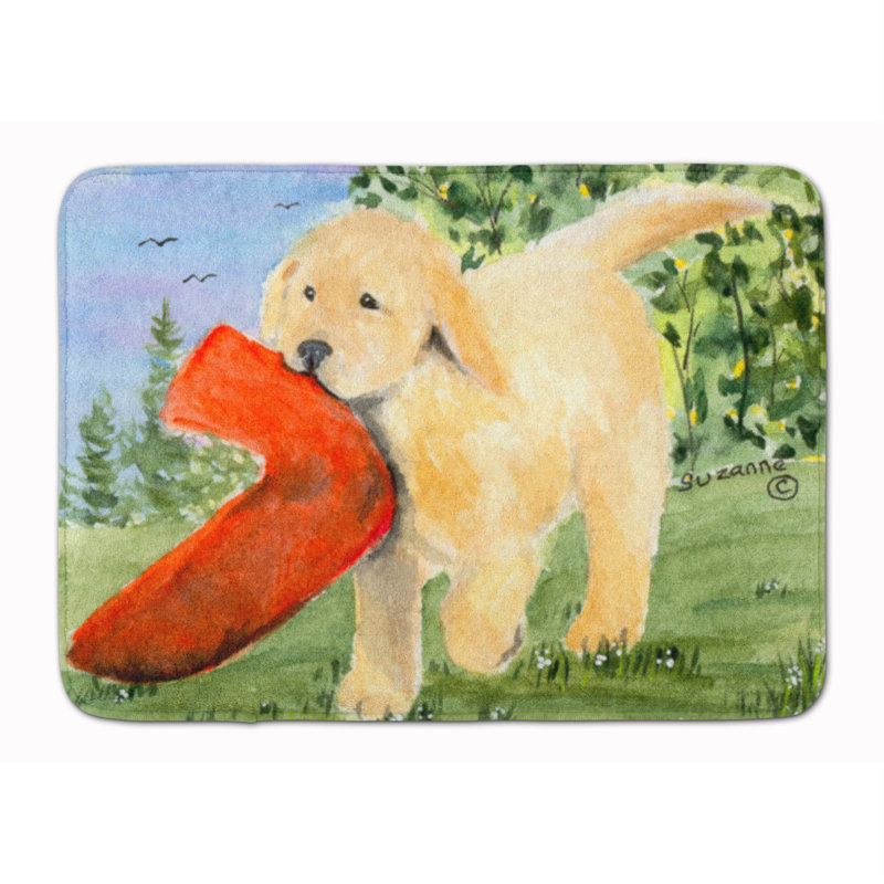 Tapis pour salle de bain à mousse mémoire retriever