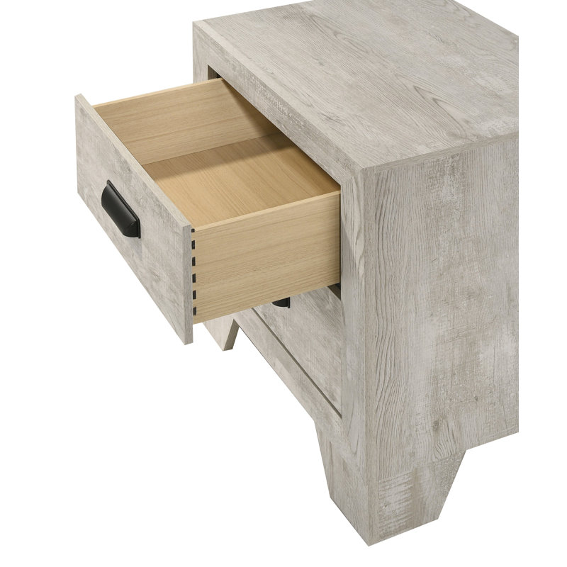 Table de chevet Millie Whitewash