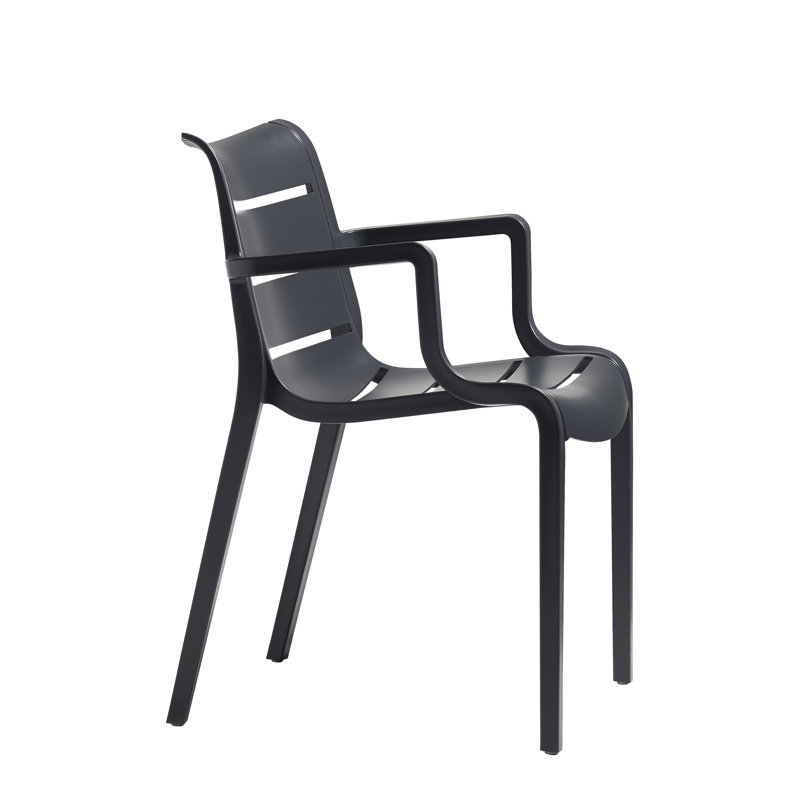 Drew Stacking Armchair, Grey