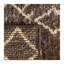 Tapis sud-ouest en jute / coton noué à la main gris foncé-21815092