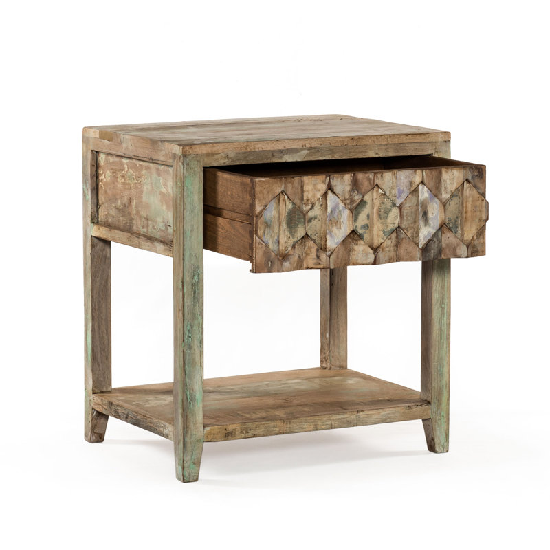Cordoba 1 - Drawer Solid Wood Nightstand