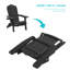 Chaise Adirondack pliante en plastique Shubhika-845593960