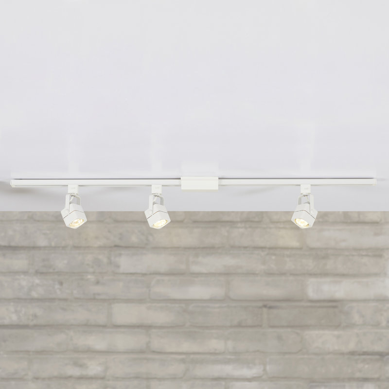 Rupert 48'' 3 -Light Track Track Kit with Dimmable and Adjustable Head, White