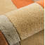 Tapis brun / beige en laine touffeté à la main-20383251