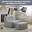 Fauteuil à billes 33,7 po avec repose-pieds-1766550370