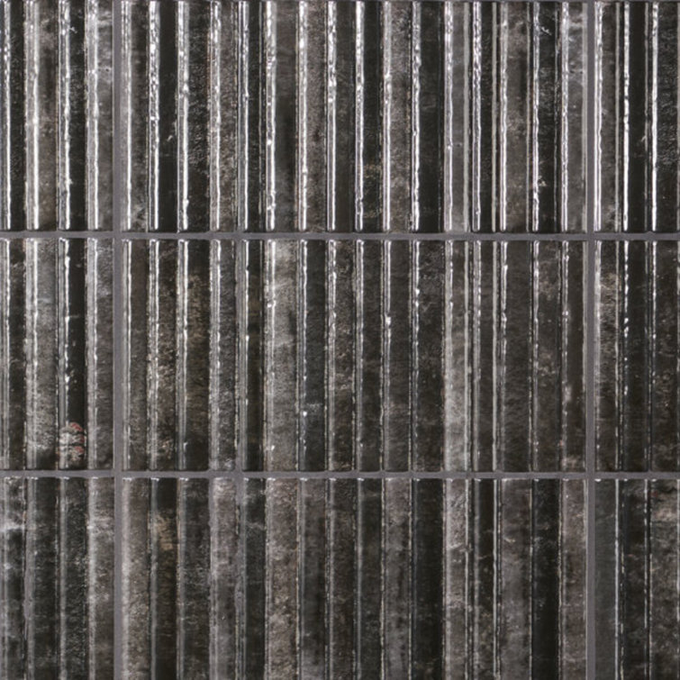Curve Fluted 6X12 3D Glossy Ceramic Tile