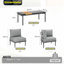 Ensemble de meubles de patio 3 pièces, table basse d'extérieur-257700851