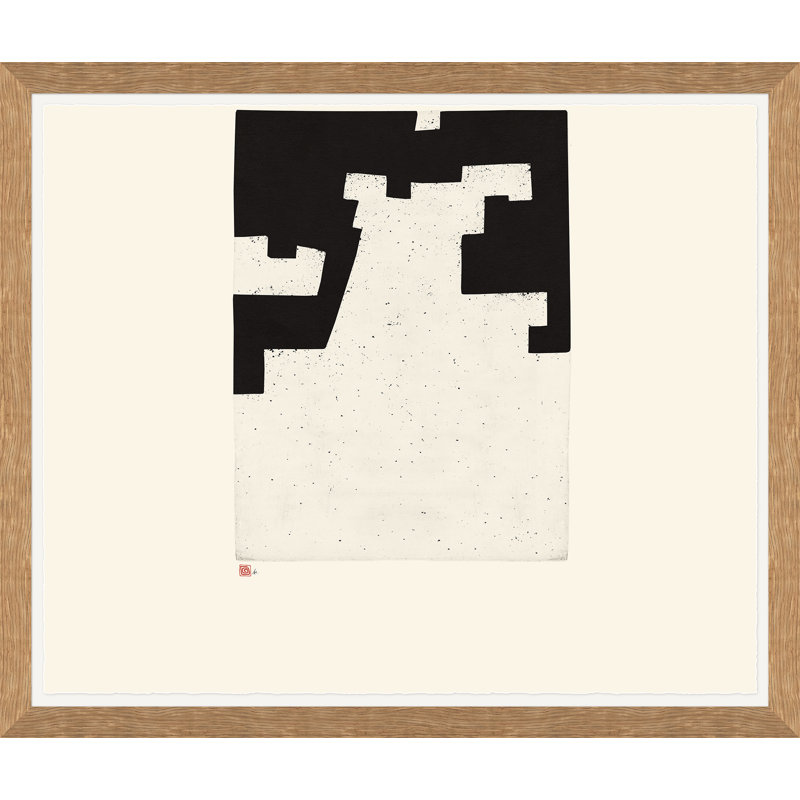 Large - Peinture encadrée sur papier