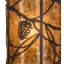 Applique murale en acier Jahanara