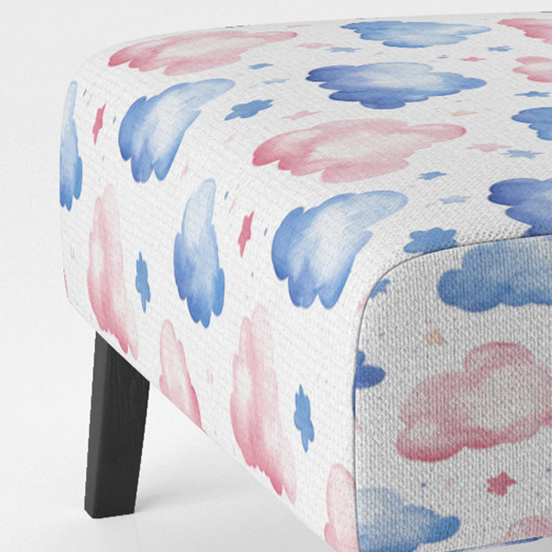 Fauteuil de chambre Teens Sky, Pantoufle sans accoudoirs