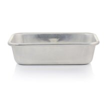 Disposable Aluminum 5lb Loaf Foil Pan 1/3 Size Deep 12 17/32 L x 6.5 W x 3 5/16 D (Pack of 50) (Set of 50) Nicole Fantini