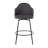 Lakyia Swivel Upholstered Counter Stool with Metal Frame-1983977024