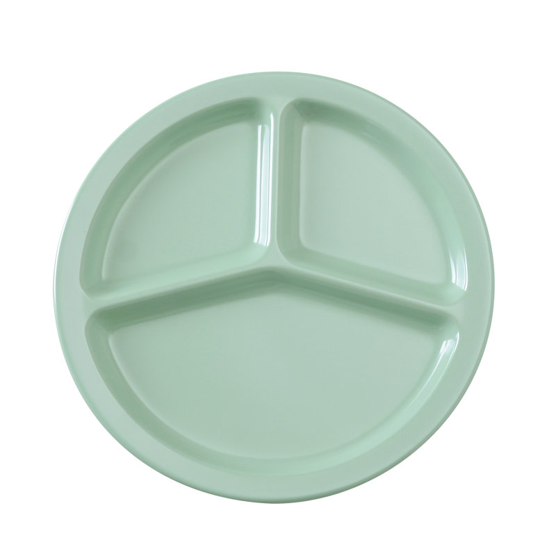 Plat de service en mélamine Nessico, Vert