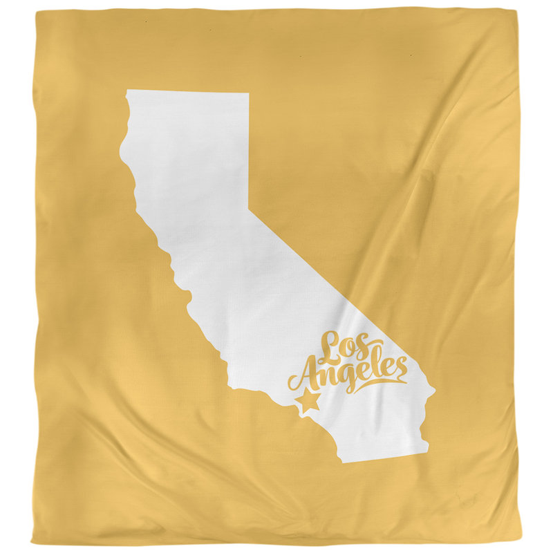 Polyester Duvet Cover, 2" L x 2" W Duvet Cover, Yellow