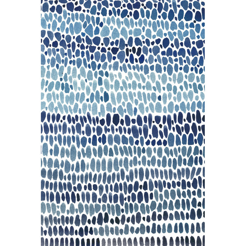 Blue Progression I by Tim OToole - Wrapped Canvas Print, 46cm H x 30cm W