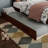 Lamareon Solid Wood Platform Bed with Footboard & Roll Out Trundle Bed-245492664-245492665