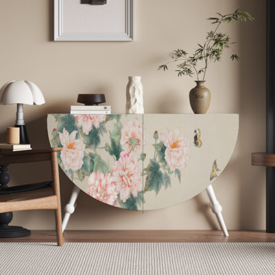 Armoire décorative semi-circulaire