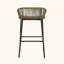 Outdoor Patio Rope Bar Stool, Set Of 2