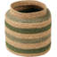 Seagrass Natural Stripe Round Basket-110455276