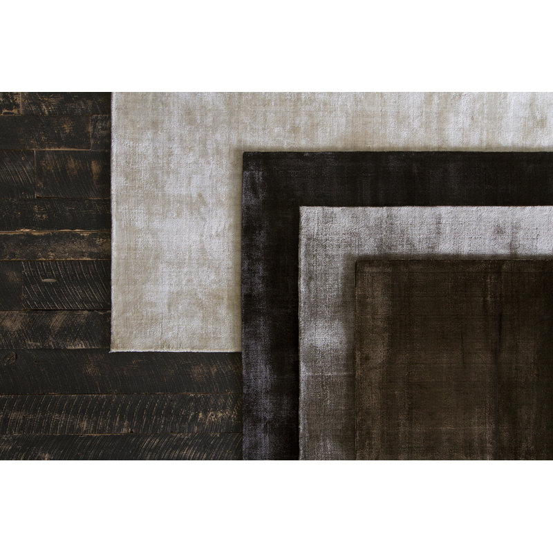 Tapis beige tissé à la main Alida, Rectangle 7 pi 9 po x 10 pi 6 po
