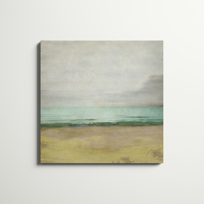 Waterline I, peinture sur toile, H 36 po x l 36 po