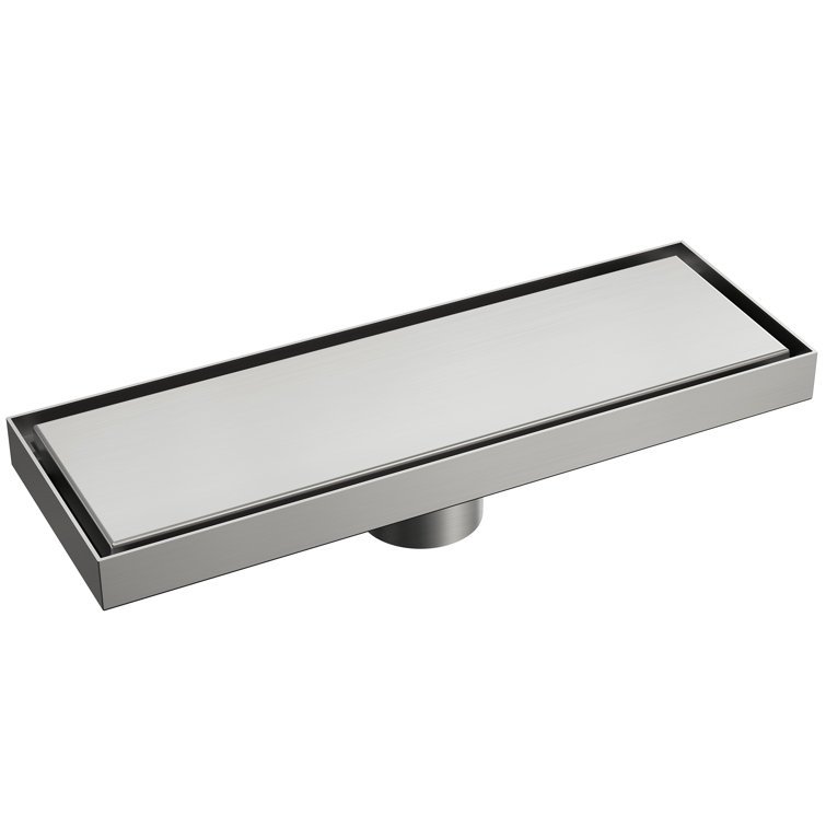 3.8" Linear Grid Shower Drain