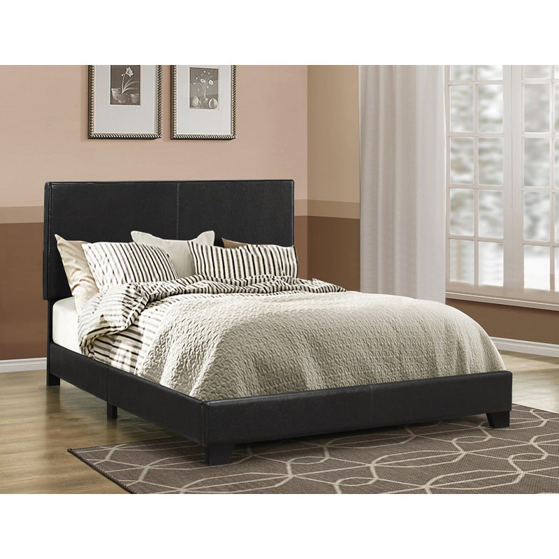 Lit tapissier standard Mielke, Noir, Grand