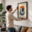 Breaching Orca Coastal - Framed Print-553361016-553360967